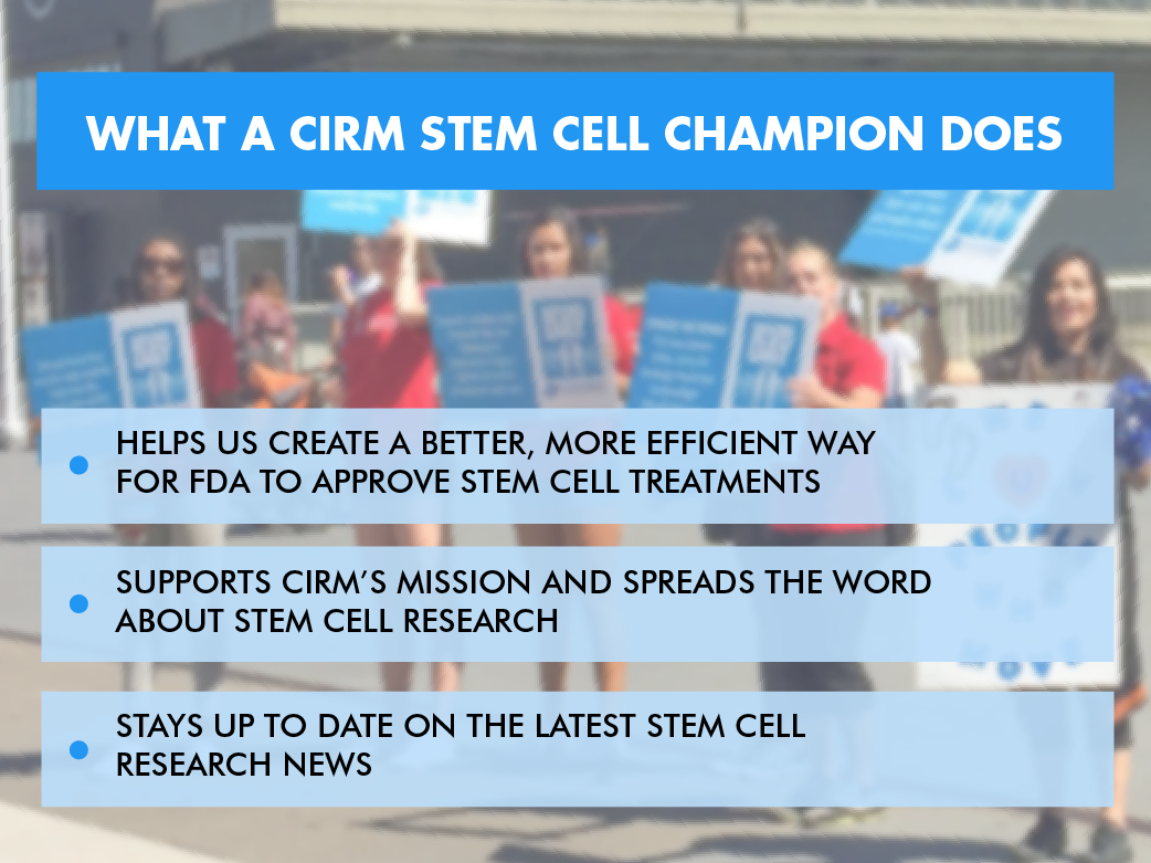 Stem Cell Champion Photo