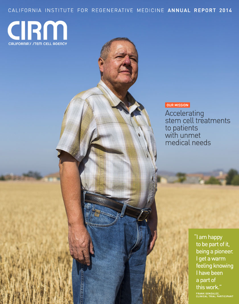 2014 CIRM annual report cover