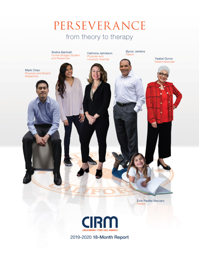 2019-2020 CIRM annual report cover