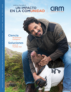 2021-2022 CIRM annual report cover in Spanish