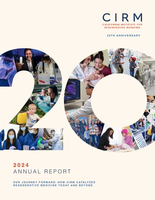 2024 CIRM annual report cover